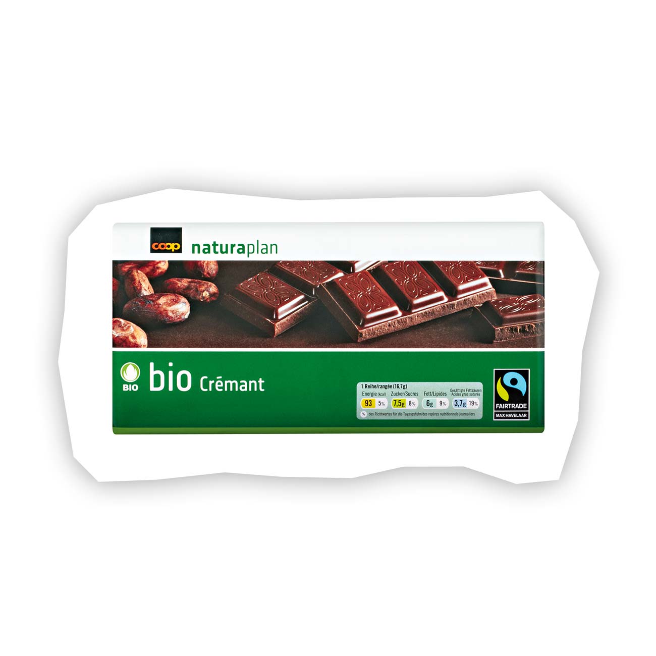 Achat Migros Bio Fairtrade · Tablette de chocolat · Noir, Crémant • Migros