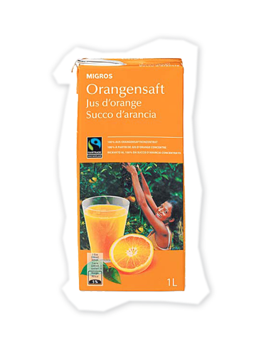 Jus d'orange Fairtrade